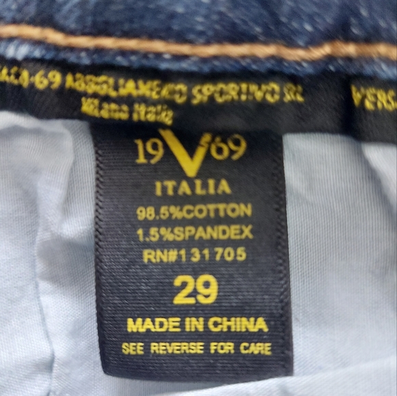 Versace 1969 mid rise skinny distressed jeans size 29 - Picture 7 of 9